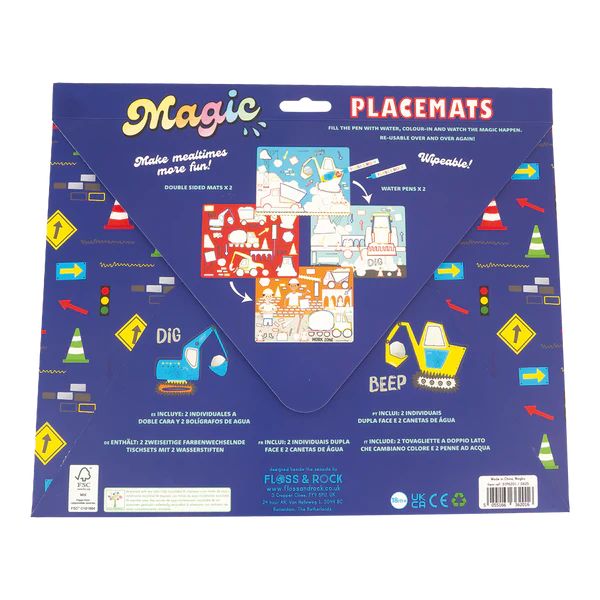 Magic Water Placemats - Counstruction