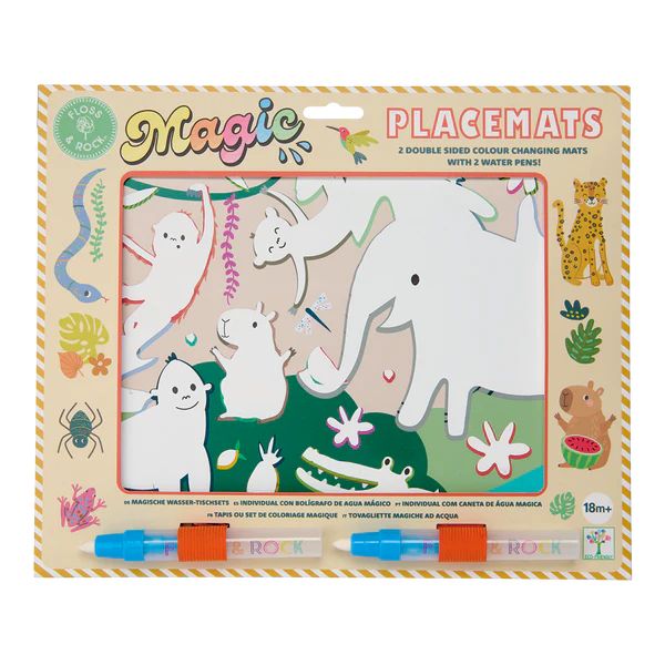 Magic Water Placemats - Jungle