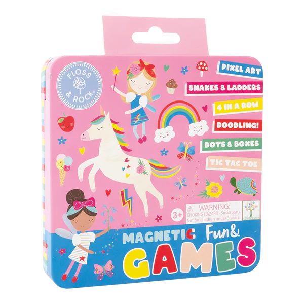 Magnetic Fun & Games Tin - Rainbow Fairy