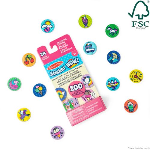 Sticker WOW!® Mini Activity Pad & Refill Stickers - Favorite Things