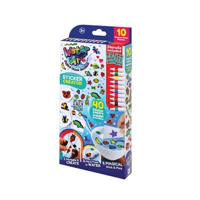 Water Art 10 Pack Sticker Set