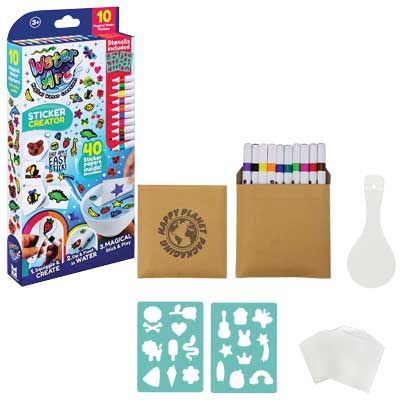 Water Art 10 Pack Sticker Set