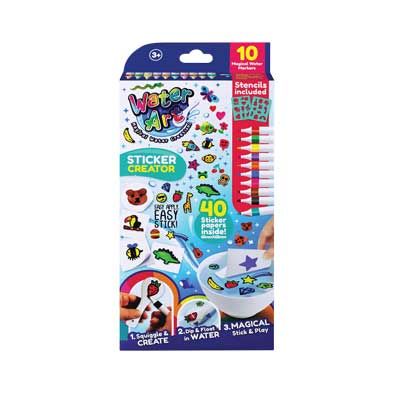 Water Art 10 Pack Sticker Set