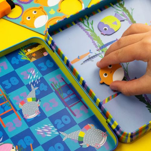 Magnetic Fun & Games Tin -Ocean